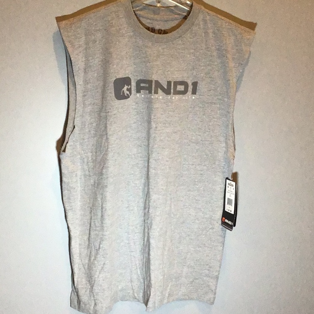 And1 sleeveless basketball t-shirt new